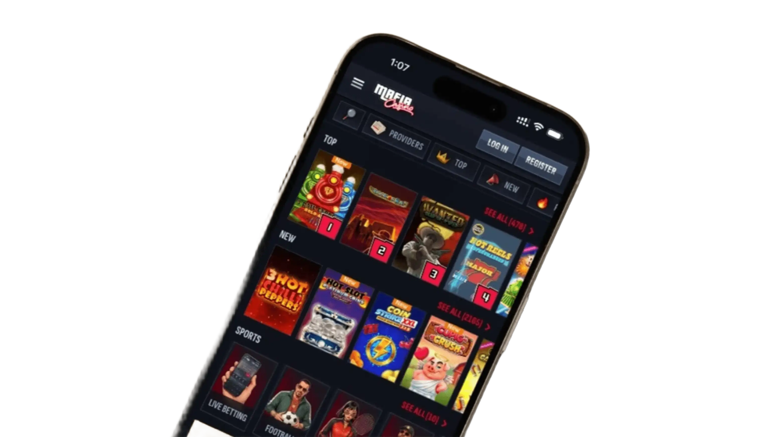 Mafia Casino App Screenshot